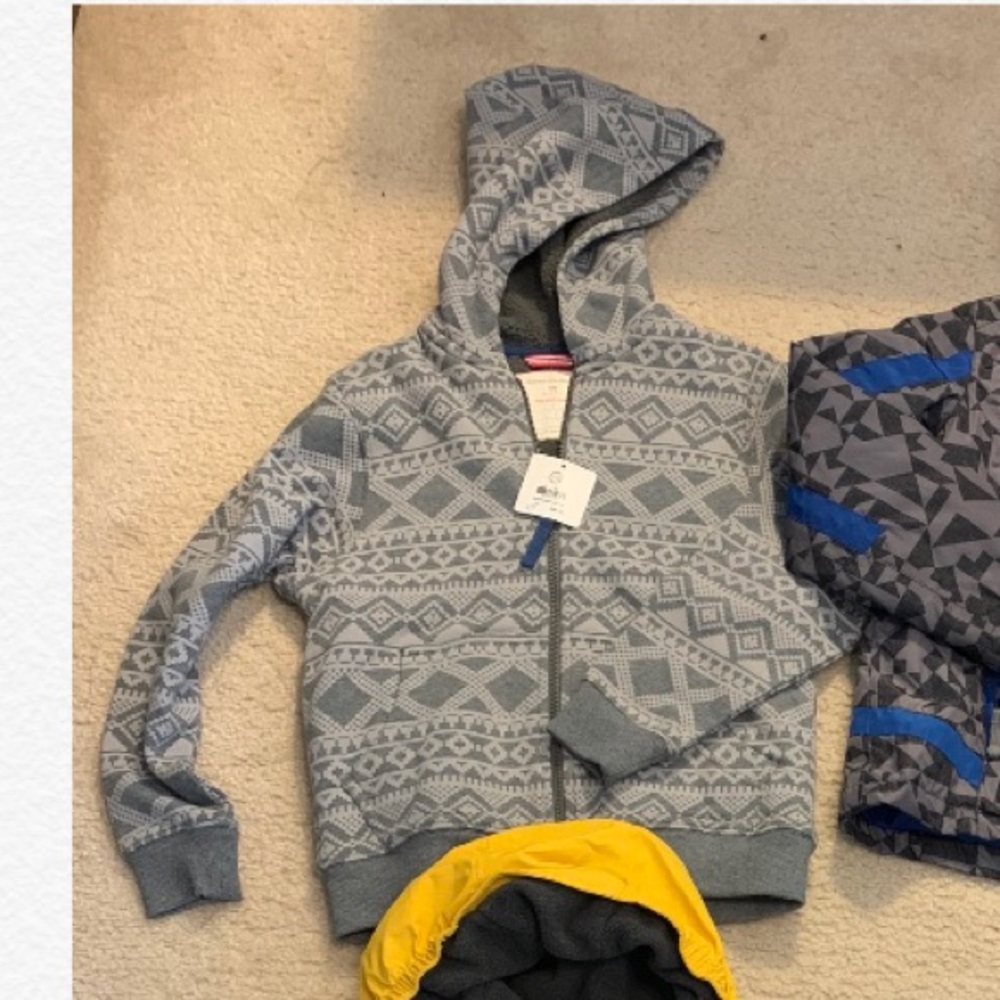 Hanna Anderson NWT fur hoodie size 130